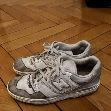 New Balance 550 Weiss