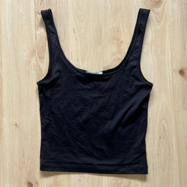 Crop top schwarz