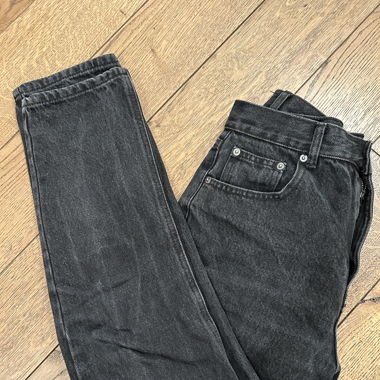 Schwarze Jeans Momfit