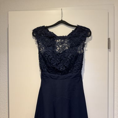 Blaues Cocktailkleid