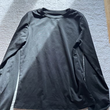 Black long-sleeve shirt