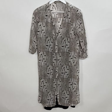 Nile patterned dress
