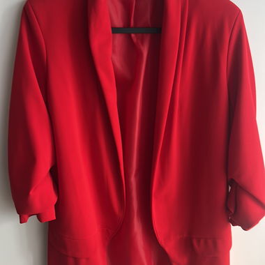 Red blazer