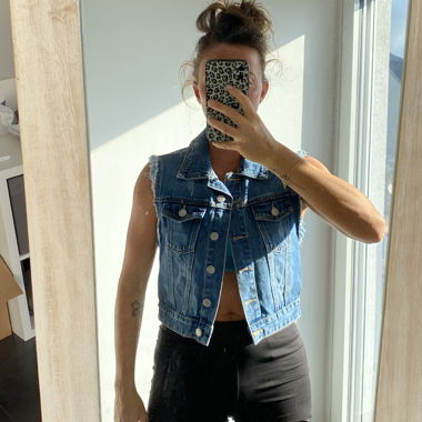 Denim vest