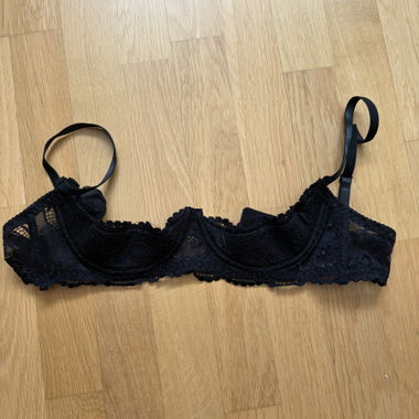 Black Lace Bra