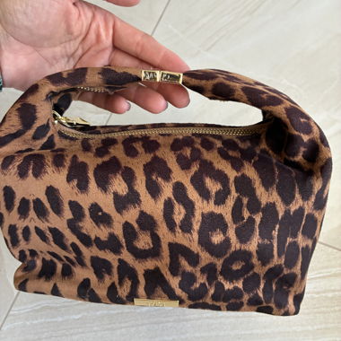 Sac à main imprimé léopard