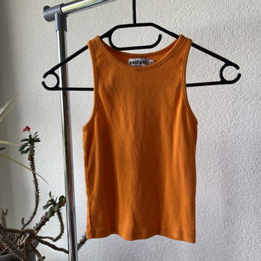 Top/Canotta arancione