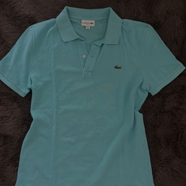 Polo Lacoste turchese