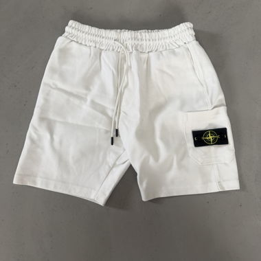 Shorts blancs Stone Island