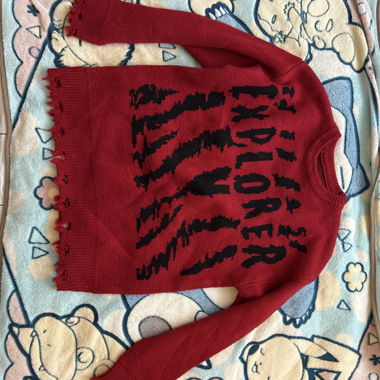 Maglione rosso 