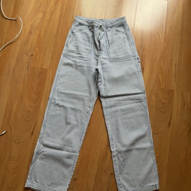 Jean cargo rayé