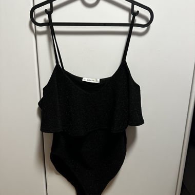 Body nero glitter