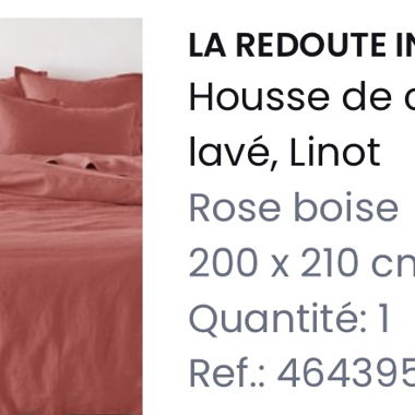 Housse de couette en lin lavé