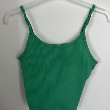 crop-top vert 