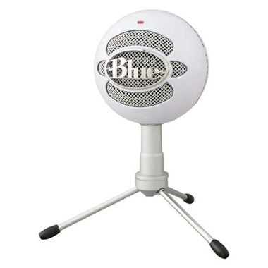 Blue Snowball USB Microphone white