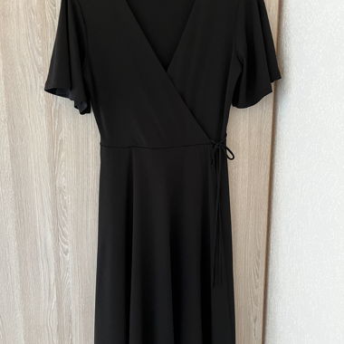 Black Wrap Dress