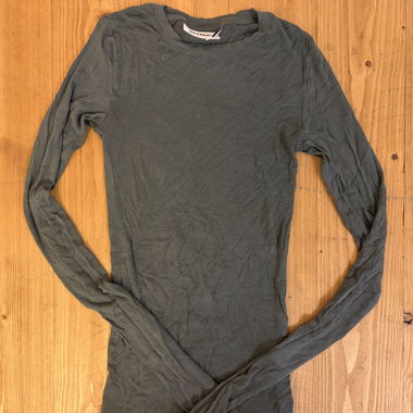T-shirt manches longues vert