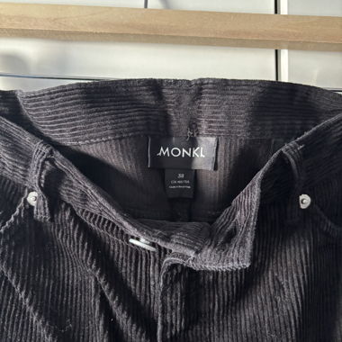 2 pantaloni donna Tg. 38 – righe sottili & velluto a coste