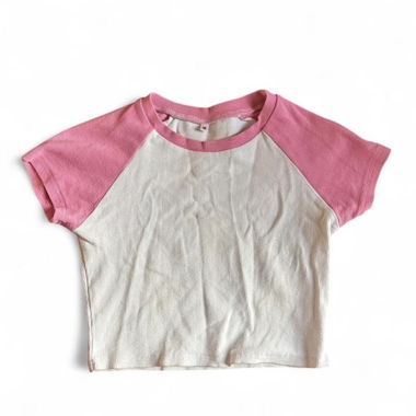 Pink Raglan-T-Shirt