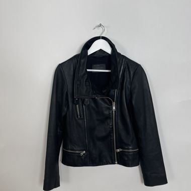 Black Allsaints leather jacket