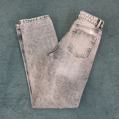 Bershka high waist straight leg jeans - grey