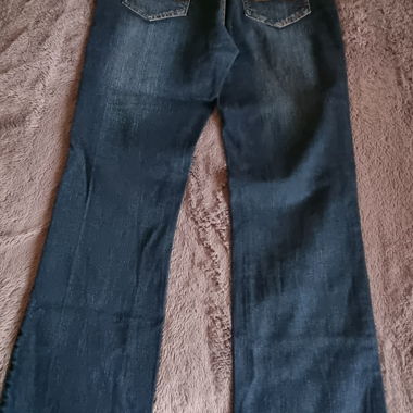 Jean bootcut bleu foncé