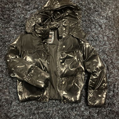 FB Sister black quilted jacket XS