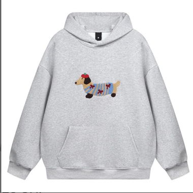 Grey Dachshund Hoodie