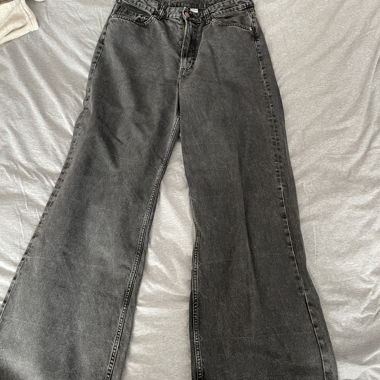 H&M Divided jeans larghi grigio Tg. EUR 42