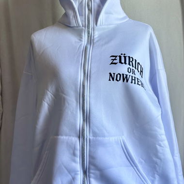 Felpa oversize con zip