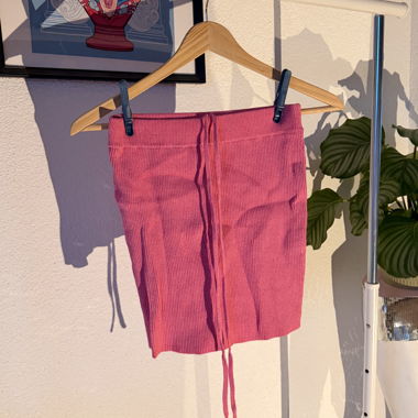 Mini-jupe à lacets Bershka