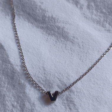 Necklace and Ring with V
