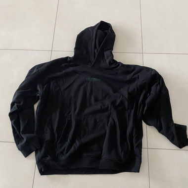 Hoodie noir oversize marque Nerve