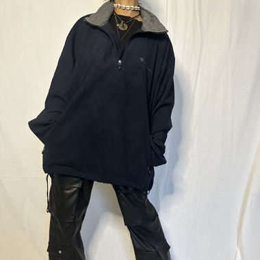 Champion Fleece ZipUp Pullover - dunkelblau