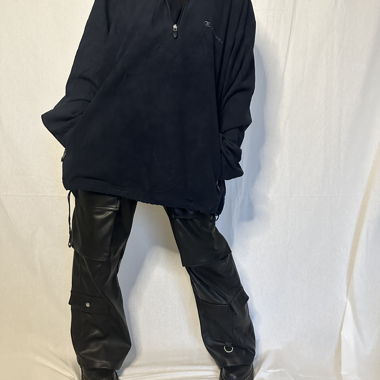 Champion Fleece ZipUp Pullover - dunkelblau