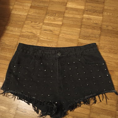 Killstar schwarze Denim-Shorts