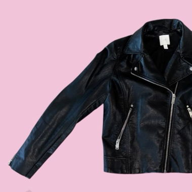 Blouson en cuir vegan 