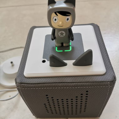 Toniebox Grigio antracite con Kreativtonie