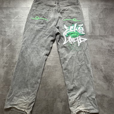 Jeans graphiques Ecko gris