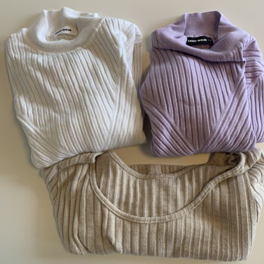 3 Tops in Pastel Colors