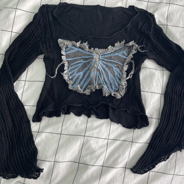 top papillon y2k