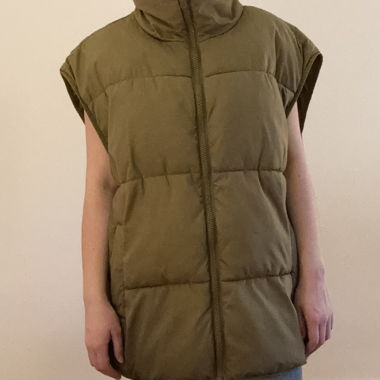oversize ärmellose Weste