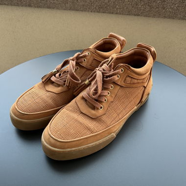 Sneakers alte marroni