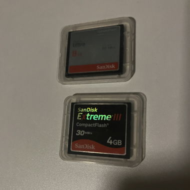 Sandisk Compact Flash 4GB & 8GB Speicherkarten