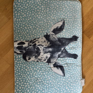 Bathroom Mat with Giraffe