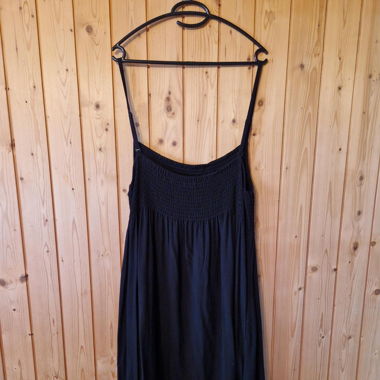 Schwarzes Sommerkleid Strandkleid