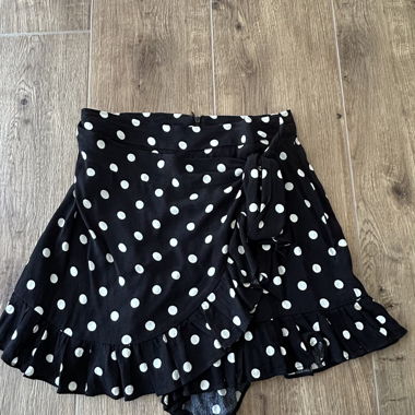 Gonna-pantalone a pois