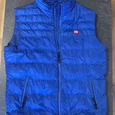 Blauer Steppweste