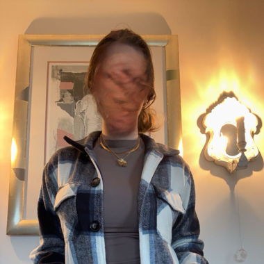 Karierte Jacke