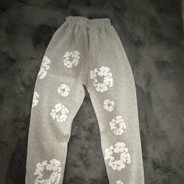 DENIM TEARS PANTS GREY SIZE: S